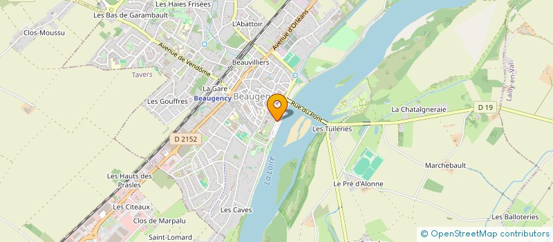 localisation de l'entreprise SNC MAIRE ET CIE à BEAUGENCY