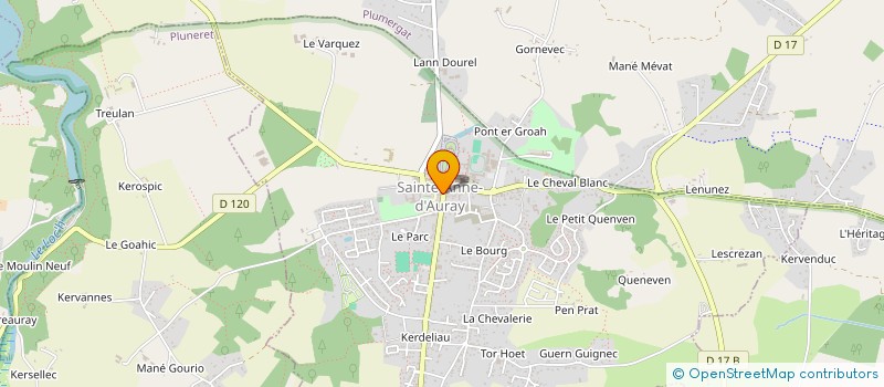 localisation de l'entreprise SNC MAIWENN  SAINTE-ANNE-D'AURAY