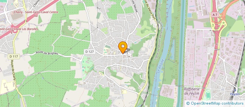 localisation de l'entreprise SNC MAJ  IRIGNY