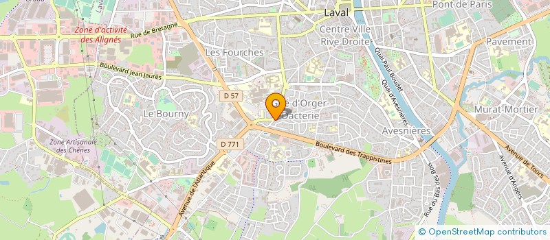 localisation de l'entreprise SNC MALET à LAVAL