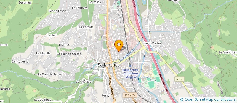 localisation de l'entreprise SNC MANDB à SALLANCHES