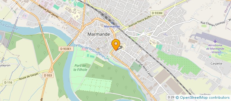 localisation de l'entreprise SNC MARCEL PASSERIEUX à MARMANDE