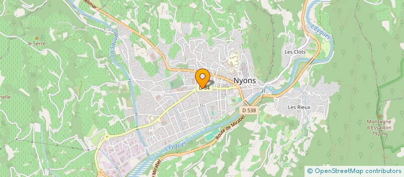 localisation de l'entreprise SNC MARCO PAULO  NYONS