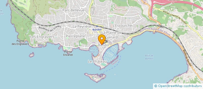 localisation de l'entreprise SNC MARE NOSTRUM GESTION à BANDOL