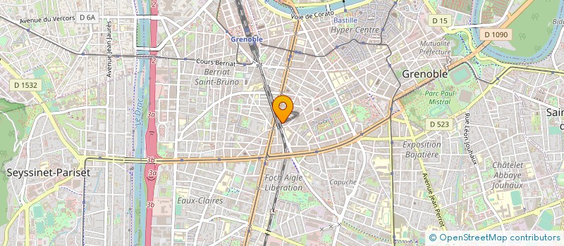 localisation de l'entreprise SNC MAREST à GRENOBLE