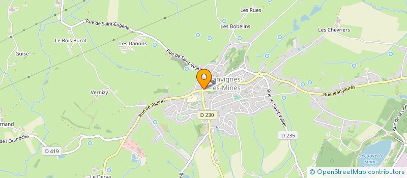 localisation de l'entreprise SNC MARTIN  SANVIGNES-LES-MINES