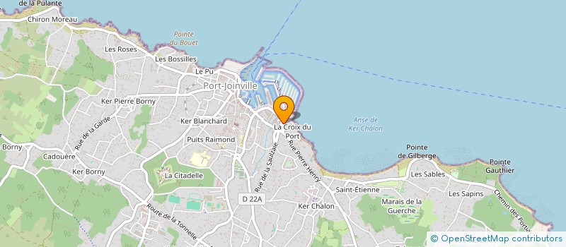 localisation de l'entreprise SNC MARTIN ET CANTIN  L'ILE-D'YEU