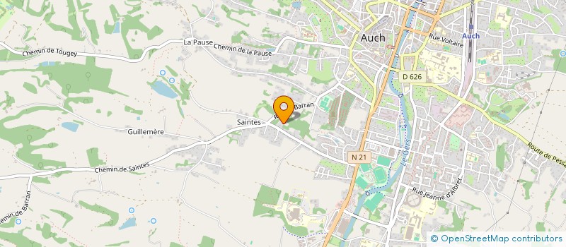 localisation de l'entreprise SNC MARTINEZ ET COMPAGNIE  AUCH