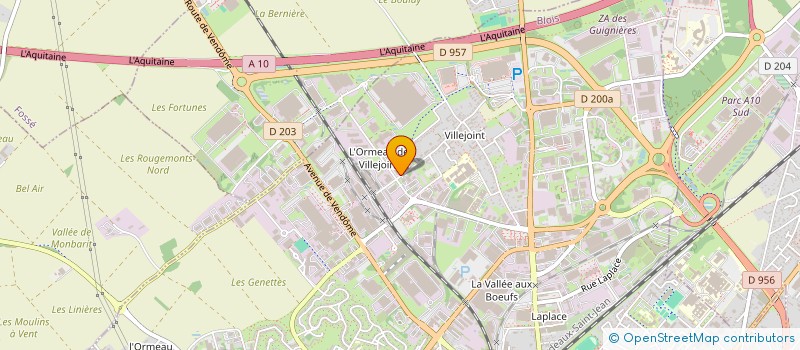 localisation de l'entreprise SNC MASSE ET COMPAGNIE  BLOIS