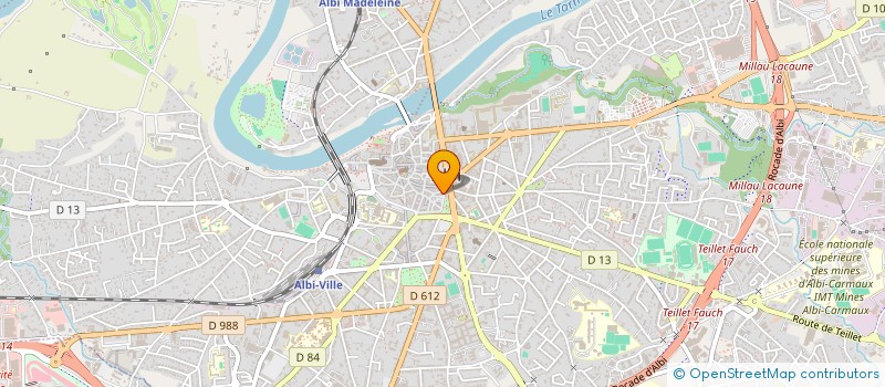 localisation de l'entreprise SNC MAUREL PIERRE à ALBI