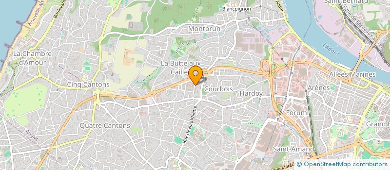 localisation de l'entreprise SNC MAXEL à ANGLET
