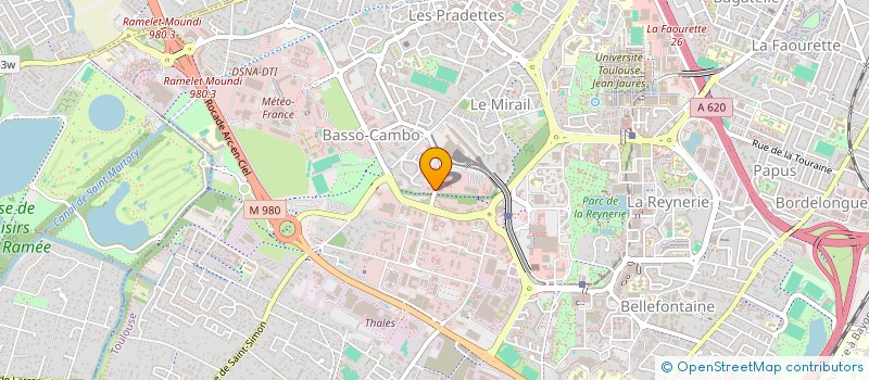 localisation de l'entreprise SNC MAZAYGUES-LARDENNE  TOULOUSE
