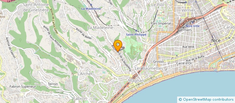 localisation de l'entreprise SNC MAZEL à NICE