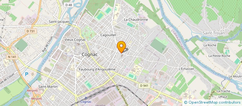 localisation de l'entreprise SNC MBSE à COGNAC