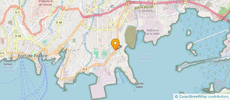 localisation de l'entreprise SNC MEDUSE 19  FORT-DE-FRANCE