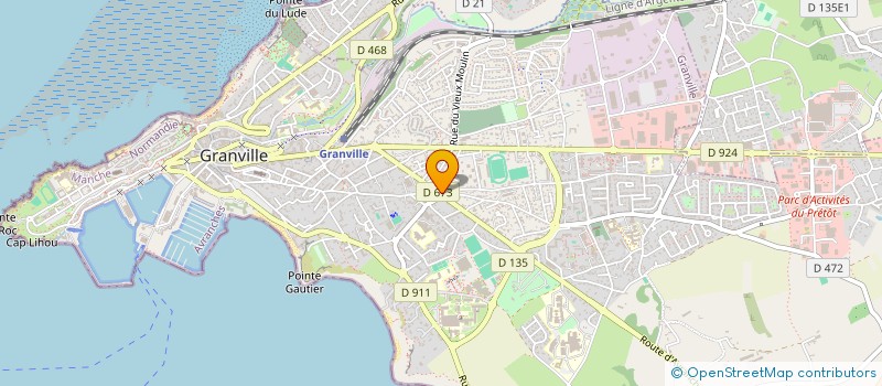 localisation de l'entreprise SNC MEJ  GRANVILLE