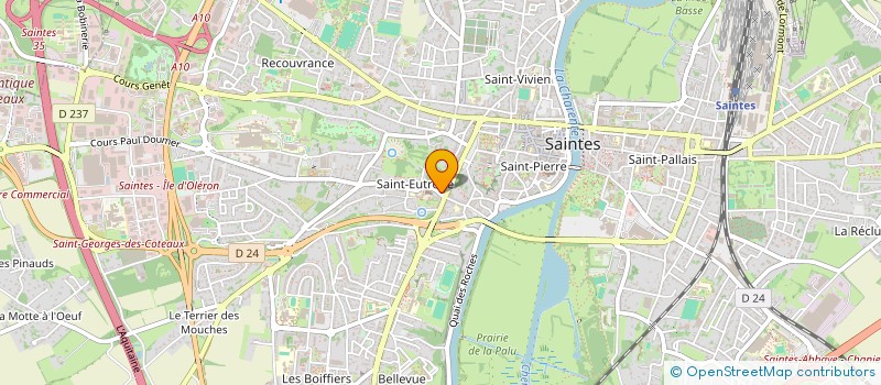 localisation de l'entreprise SNC MENAGER MEZZADRI à SAINTES