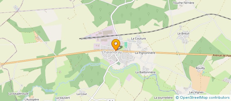 localisation de l'entreprise SNC MENAGER TESSE à CHALANDRAY