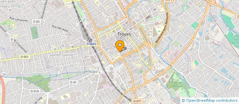 localisation de l'entreprise SNC MENOIS à TROYES