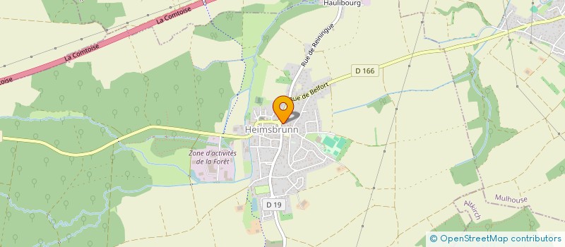 localisation de l'entreprise SNC MENTELE CHRISTOPHE  HEIMSBRUNN