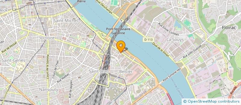 localisation de l'entreprise SNC MERIGNAC 242 MARNE à BORDEAUX