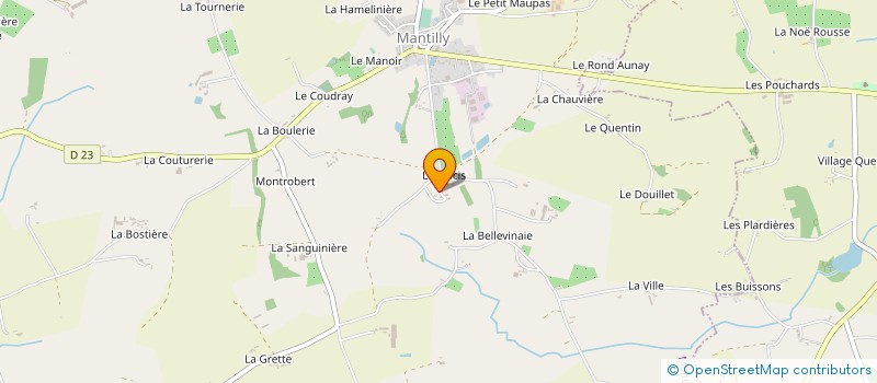 localisation de l'entreprise SNC MGL à MANTILLY