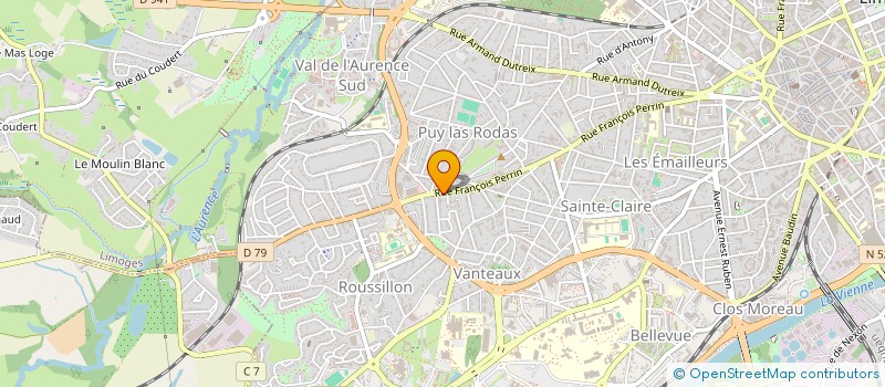 localisation de l'entreprise SNC MICHEL LIMOUSIN à LIMOGES