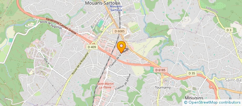 localisation de l'entreprise SNC MIDI BATIMENT à MOUGINS
