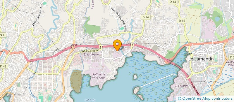 localisation de l'entreprise SNC MINOS 45  LE LAMENTIN