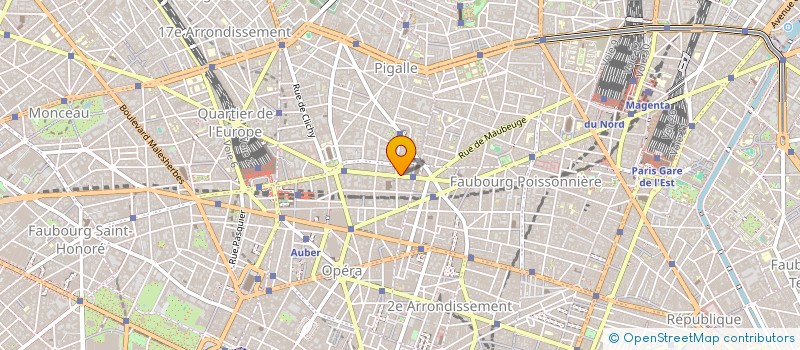 localisation de l'entreprise SNC MINOS 51  PARIS