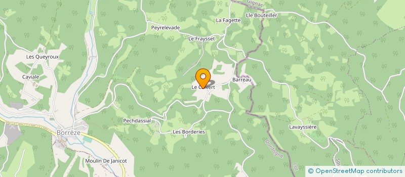 localisation de l'entreprise SNC MINSE ET CIE à BORREZE