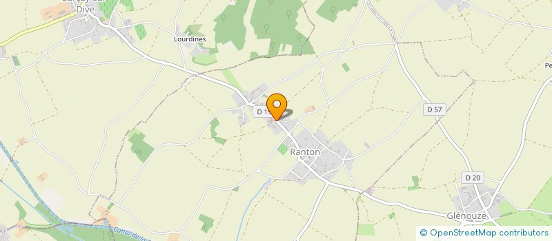 localisation de l'entreprise SNC MNM  RANTON