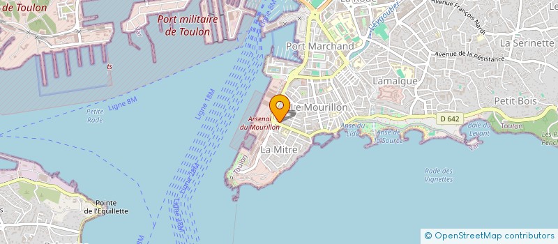 localisation de l'entreprise SNC MOKADMI  TOULON