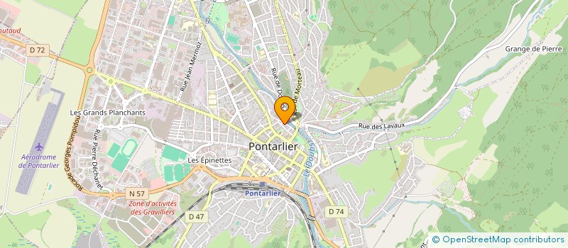 localisation de l'entreprise SNC MOND AUTOS à PONTARLIER