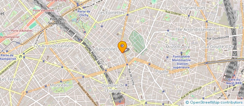 localisation de l'entreprise SNC MONIER  PARIS