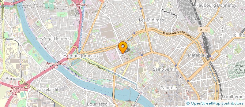 localisation de l'entreprise SNC MONPLAISIR  TOULOUSE