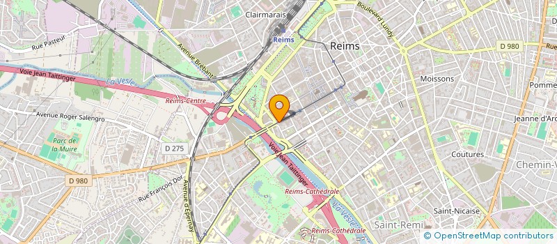 localisation de l'entreprise SNC MONTAL-LEFEVRE à REIMS