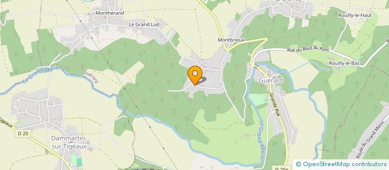 localisation de l'entreprise SNC MONTBRIEUX  GUERARD