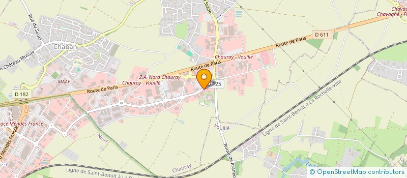 localisation de l'entreprise SNC MORISSON GARNAULT  CHAURAY