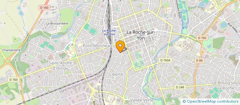 localisation de l'entreprise SNC MOUGARD à LA ROCHE-SUR-YON