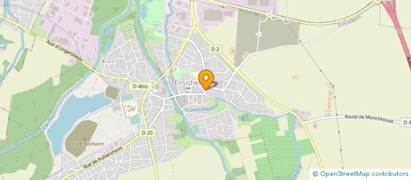 localisation de l'entreprise SNC MULHAUPT à ENSISHEIM