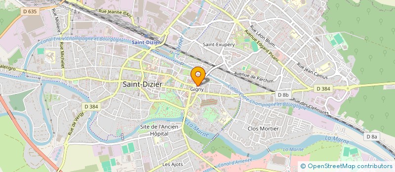 localisation de l'entreprise SNC MULTON à SAINT-DIZIER