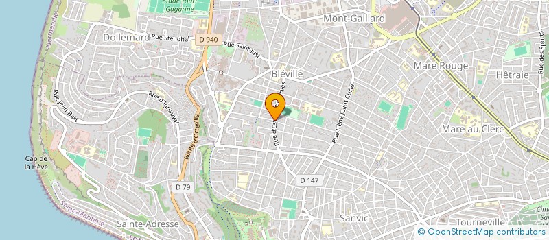 localisation de l'entreprise SNC MVEA  LE HAVRE