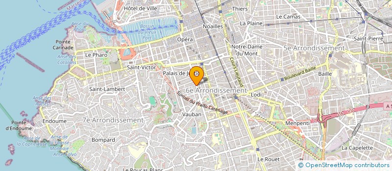 localisation de l'entreprise SNC MYRTILLE à MARSEILLE