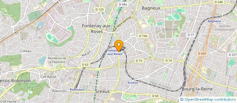 localisation de l'entreprise SNC NAILI ET CIE à FONTENAY-AUX-ROSES