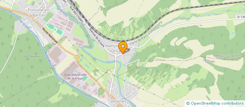 localisation de l'entreprise SNC NANCOIS à NANCOIS-LE-GRAND
