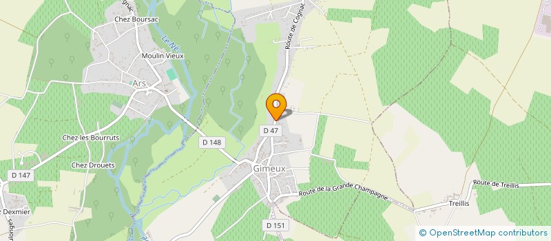 localisation de l'entreprise SNC NAVAUD HELLEGOUARC'H à SAINT-FORT-SUR-LE-NE