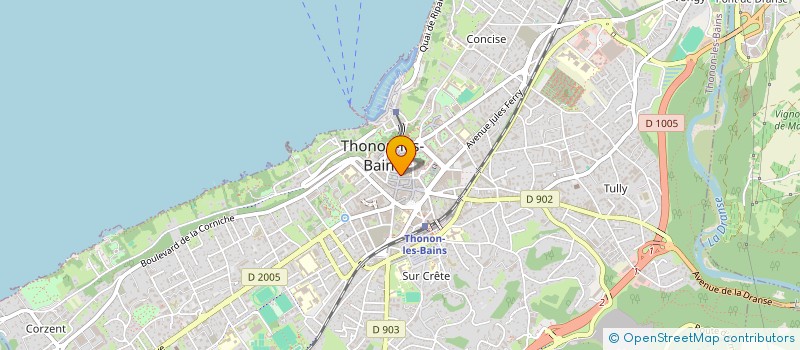 localisation de l'entreprise SNC NDS à THONON-LES-BAINS