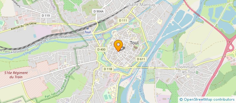 localisation de l'entreprise SNC NIKOS à TOUL