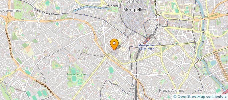 localisation de l'entreprise SNC NIRVANA à MONTPELLIER